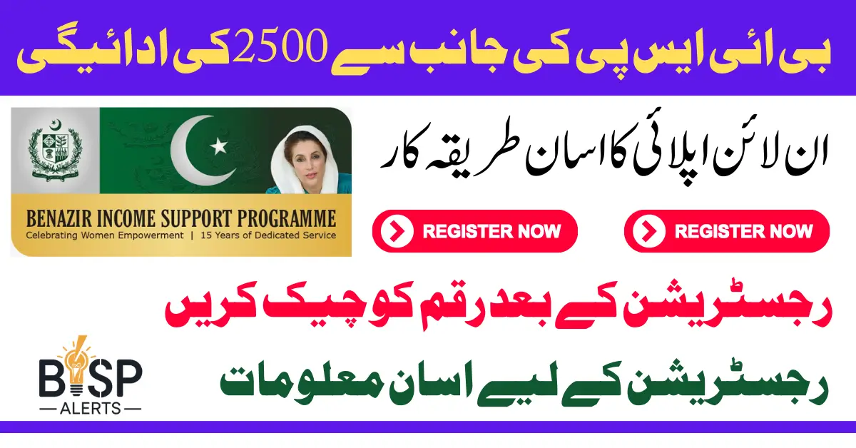 BISP 8171 Online Apply 25000 | 8171 Check Online By CNIC