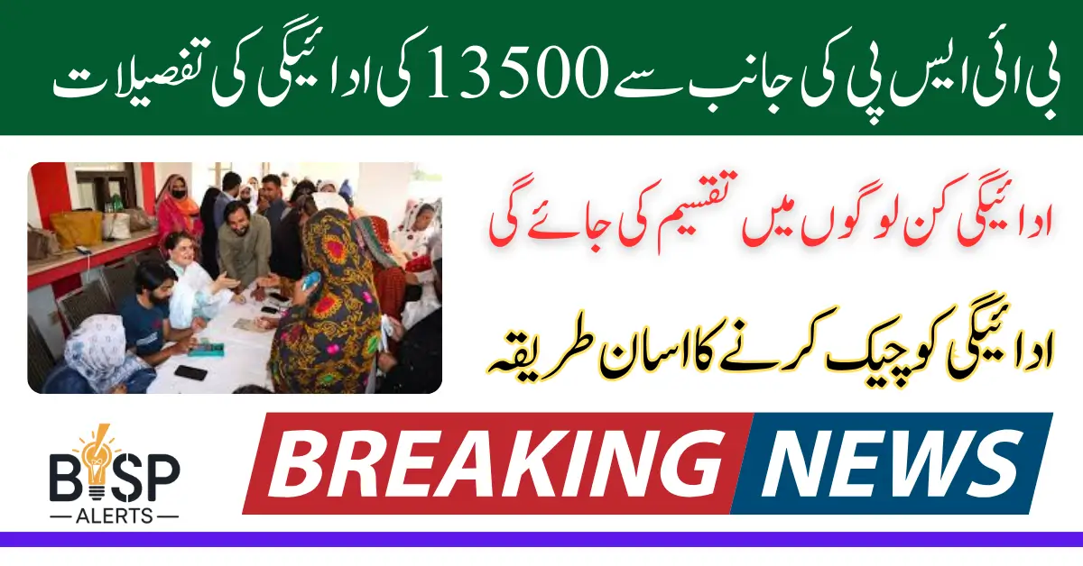 BISP 8171 March 13500 Payment Check Status And Receiving Method 2025 Latest Update