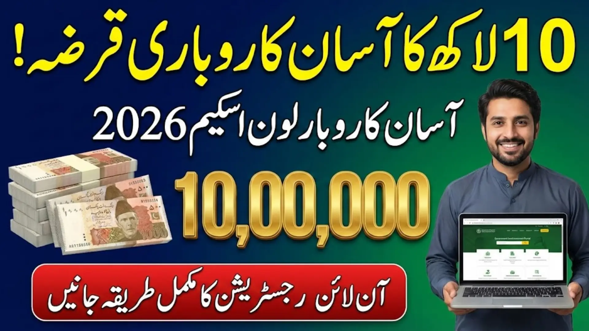 Asaan Karobar Loan Scheme 2026 Online Registration For 10 Lakh Loan – Full Guide Step By Step