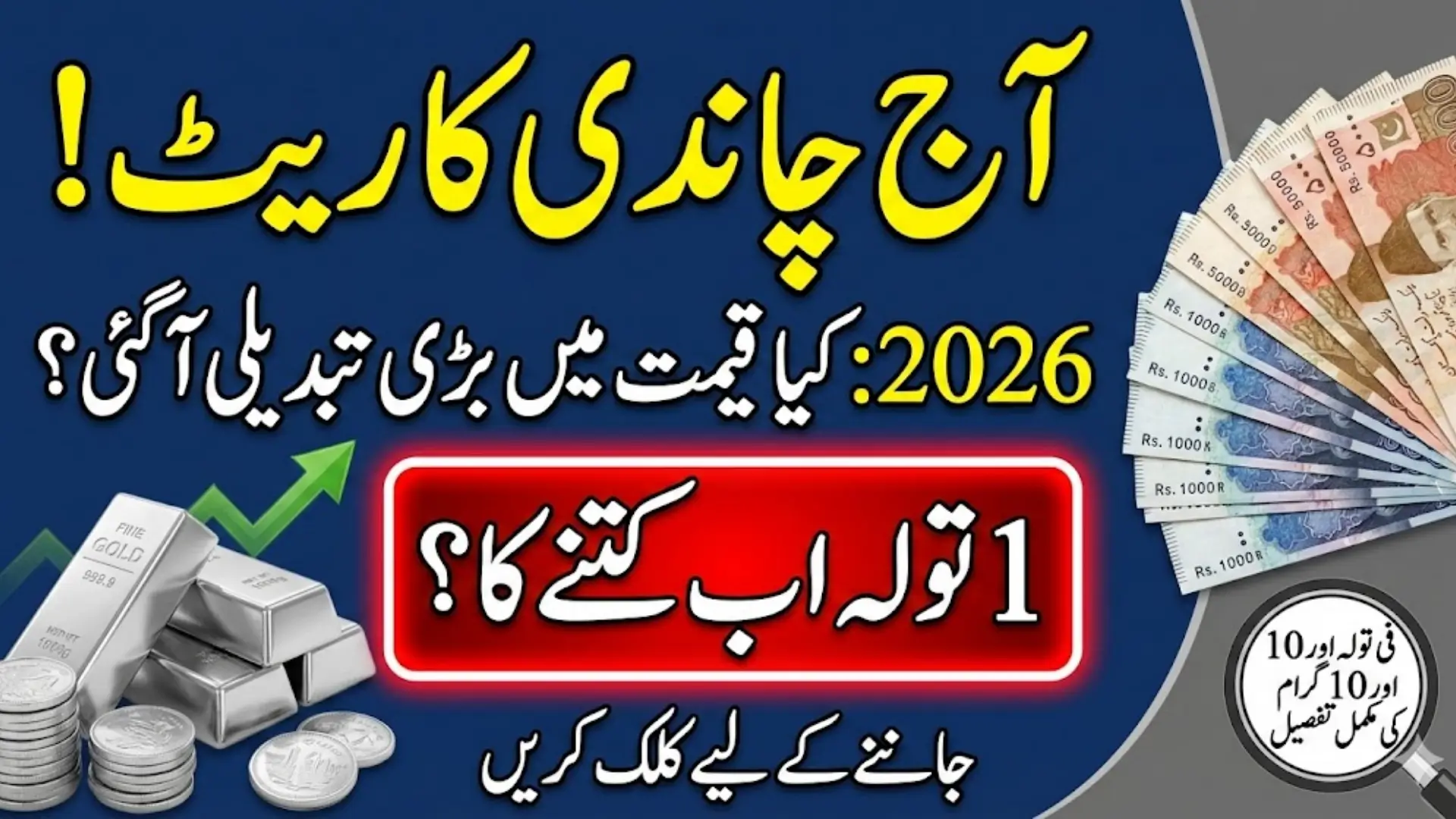Silver Rate In Pakistan Today 2026 – 1 Tola Price Increase Or Decrease Explained